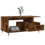 Smoked oak plywood coffee table 90x49x45 cm by vidaXL, Coffee table - Ref: Foro24-831017, Price: 64,24 €, Discount: %