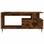 Couchtisch aus geräuchertem Eichensperrholz, 90 x 49 x 45 cm von vidaXL, Couchtisch - Ref: Foro24-831017, Preis: 65,00 €, Rab...