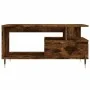 Smoked oak plywood coffee table 90x49x45 cm by vidaXL, Coffee table - Ref: Foro24-831017, Price: 64,24 €, Discount: %