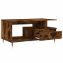 Couchtisch aus geräuchertem Eichensperrholz, 90 x 49 x 45 cm von vidaXL, Couchtisch - Ref: Foro24-831017, Preis: 65,00 €, Rab...