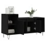Möbel für TV, schwarzes Sperrholz, 100x35x55 cm von vidaXL, TV-Möbel - Ref: Foro24-831317, Preis: 60,17 €, Rabatt: %