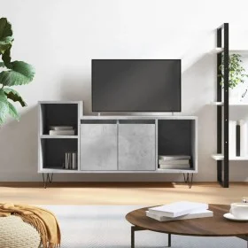 Mueble para TV madera contrachapada gris hormigón 100x35x55 cm de vidaXL, Muebles TV - Ref: Foro24-831320, Precio: 58,81 €, D...