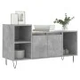 TV stand made of gray concrete plywood, measuring 100x35x55 cm. by vidaXL, TV Furniture - Ref: Foro24-831320, Price: 58,61 €,...