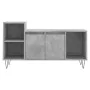 TV stand made of gray concrete plywood, measuring 100x35x55 cm. by vidaXL, TV Furniture - Ref: Foro24-831320, Price: 58,61 €,...