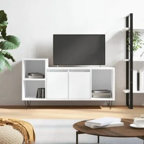 Weißer TV-Schrank aus Sperrholz, 100 x 35 x 55 cm von vidaXL, TV-Möbel - Ref: Foro24-831316, Preis: 59,50 €, Rabatt: %