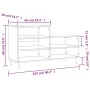 Schuhschrank aus braunem Eichensperrholz, 102 x 36 x 60 cm von vidaXL, Schuhregale und Schuhorganisatoren - Ref: Foro24-83138...