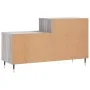 Mueble zapatero madera contrachapada gris Sonoma 102x36x60 cm de vidaXL, Zapateros y organizadores de calzado - Ref: Foro24-8...