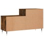 Mueble zapatero madera contrachapada roble ahumado 102x36x60 cm