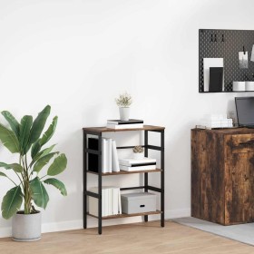 Estante de libros Roble ahumado 60 x 29,5 x 81 cm