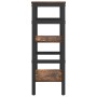 Estante de libros Roble ahumado 60 x 29,5 x 81 cm