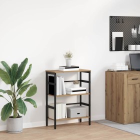 Estante de libros Roble artesanal 60 x 29,5 x 81 cm en Librerías y estanterías | Comprar online en Foro24