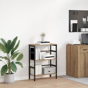 Estante de libros Roble artesanal 60 x 29,5 x 81 cm en Librerías y estanterías | Comprar online en Foro24