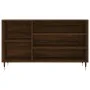 Mueble zapatero madera contrachapada roble marrón 102x36x60 cm de vidaXL, Zapateros y organizadores de calzado - Ref: Foro24-...