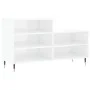 Mueble zapatero madera contrachapada blanco brillo 102x36x60 cm de vidaXL, Zapateros y organizadores de calzado - Ref: Foro24...