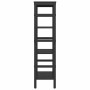 Estante de libros Roble Negro 60 x 29,5 x 115 cm