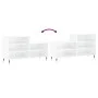 Glossy white plywood shoe cabinet 102x36x60 cm by vidaXL, Shoe racks and shoe organizers - Ref: Foro24-831382, Price: 49,51 €...