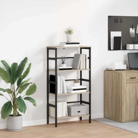 Estante de libros Roble Sonoma 60 x 29,5 x 115 cm