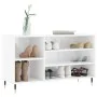 Schuhschrank aus glänzend weißem Sperrholz, 102 x 36 x 60 cm von vidaXL, Schuhregale und Schuhorganisatoren - Ref: Foro24-831...