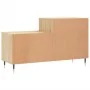 Mueble zapatero madera contrachapada roble Sonoma 102x36x60 cm de vidaXL, Zapateros y organizadores de calzado - Ref: Foro24-...