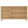 Mueble zapatero madera contrachapada roble Sonoma 102x36x60 cm de vidaXL, Zapateros y organizadores de calzado - Ref: Foro24-...