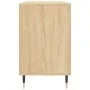 Mueble zapatero madera contrachapada roble Sonoma 102x36x60 cm de vidaXL, Zapateros y organizadores de calzado - Ref: Foro24-...