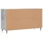Mueble zapatero madera contrachapada gris hormigón 102x36x60 cm de vidaXL, Zapateros y organizadores de calzado - Ref: Foro24...