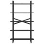 Estante de libros Roble Negro 100 x 33,5 x 178 cm