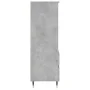 Aparador alto madera contrachapada gris hormigón 40x36x110 cm de vidaXL, Aparadores - Ref: Foro24-831504, Precio: 65,15 €, De...