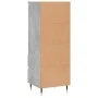 Aparador alto madera contrachapada gris hormigón 40x36x110 cm de vidaXL, Aparadores - Ref: Foro24-831504, Precio: 65,15 €, De...