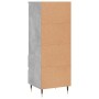 Aparador alto madera contrachapada gris hormigón 40x36x110 cm de vidaXL, Aparadores - Ref: Foro24-831504, Precio: 65,87 €, De...