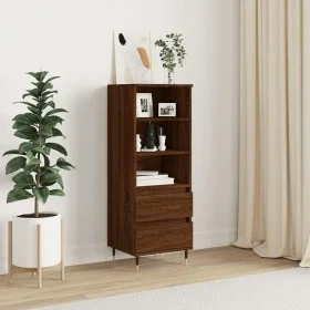 Hohes Sideboard aus braunem Eichensperrholz, 40 x 36 x 110 cm von vidaXL, Sideboards - Ref: Foro24-831507, Preis: 65,04 €, Ra...