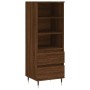 Hohes Sideboard aus braunem Eichensperrholz, 40 x 36 x 110 cm von vidaXL, Sideboards - Ref: Foro24-831507, Preis: 65,84 €, Ra...