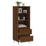 Hohes Sideboard aus braunem Eichensperrholz, 40 x 36 x 110 cm von vidaXL, Sideboards - Ref: Foro24-831507, Preis: 65,84 €, Ra...