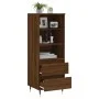 Hohes Sideboard aus braunem Eichensperrholz, 40 x 36 x 110 cm von vidaXL, Sideboards - Ref: Foro24-831507, Preis: 65,04 €, Ra...