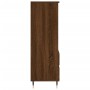 Hohes Sideboard aus braunem Eichensperrholz, 40 x 36 x 110 cm von vidaXL, Sideboards - Ref: Foro24-831507, Preis: 65,84 €, Ra...