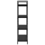 Estante de libros Roble Negro 100 x 33,5 x 140 cm