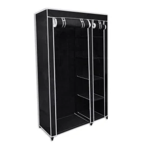 Folding wardrobe 110x45x175 cm black by vidaXL, Wardrobes - Ref: Foro24-60719, Price: 40,83 €, Discount: %