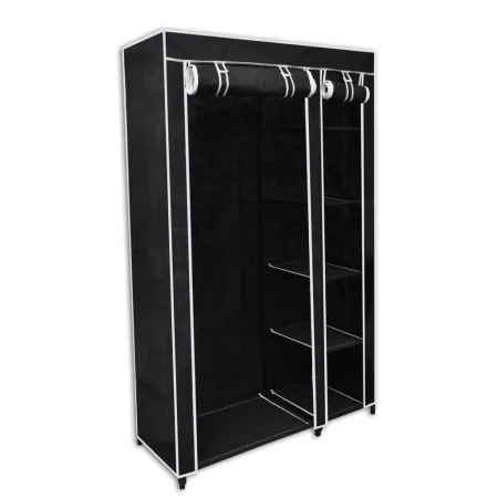 Folding wardrobe 110x45x175 cm black by vidaXL, Wardrobes - Ref: Foro24-60719, Price: 40,83 €, Discount: %