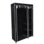 Folding wardrobe 110x45x175 cm black by vidaXL, Wardrobes - Ref: Foro24-60719, Price: 40,83 €, Discount: %