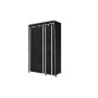 Klappschrank 110x45x175 cm schwarz von vidaXL, Kleiderschränke - Ref: Foro24-60719, Preis: 46,62 €, Rabatt: %