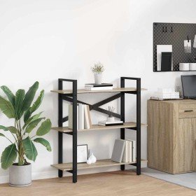 Estante de libros Roble Sonoma 100 x 33,5 x 102 cm en Librerías y estanterías | Comprar online en Foro24