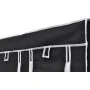 Folding wardrobe 110x45x175 cm black by vidaXL, Wardrobes - Ref: Foro24-60719, Price: 40,83 €, Discount: %