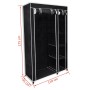 Klappschrank 110x45x175 cm schwarz von vidaXL, Kleiderschränke - Ref: Foro24-60719, Preis: 46,62 €, Rabatt: %