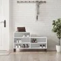 Glossy white plywood shoe cabinet 102x36x60 cm by vidaXL, Shoe racks and shoe organizers - Ref: Foro24-831398, Price: 54,55 €...