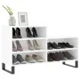Glossy white plywood shoe cabinet 102x36x60 cm by vidaXL, Shoe racks and shoe organizers - Ref: Foro24-831398, Price: 54,55 €...