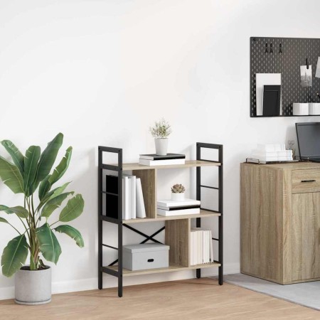 Estante de libros Roble Sonoma 75 x 30 x 91 cm