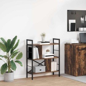 Estante de libros Roble ahumado 75 x 30 x 91 cm