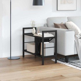 Estante de libros Roble Negro 75 x 30 x 58,5 cm