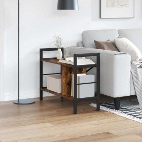 Estante de libros Roble ahumado 75 x 30 x 58,5 cm en Librerías y estanterías | Comprar online en Foro24