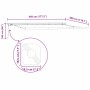 Toldo Manual Antracita 4,5 x 3 m Metal